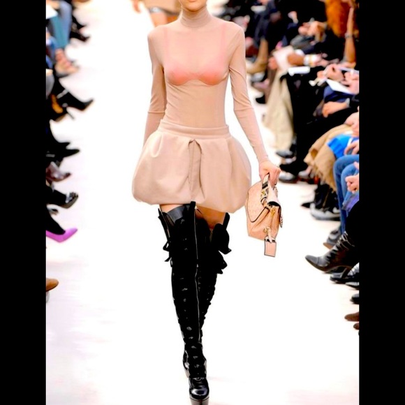 Louis Vuitton gorgeous sexy calfskin leather over the knee boots runway RARE 🔥 - Picture 1 of 7